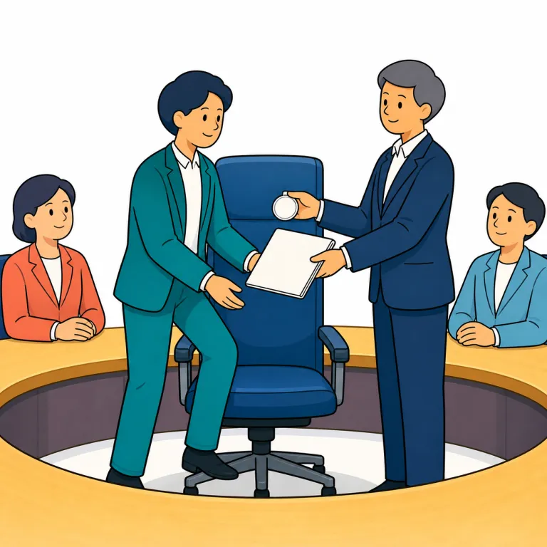 designation（任命・noun）の覚え方イラスト