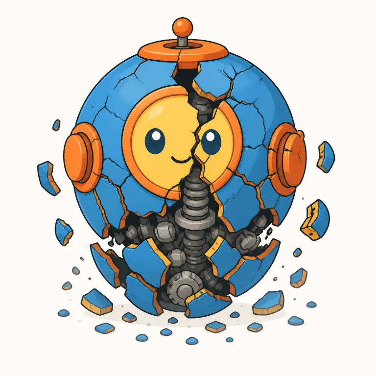destructing（破壊する・動詞）の覚え方イラスト — destructing を「破壊する」と読む用法は、destroying より硬く珍しい言い方です