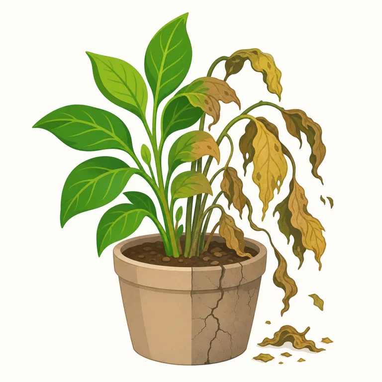 deteriorate（悪化する・動詞）の覚え方イラスト — deteriorate は「悪化する」として、健康、経済、関係、治安、天候などが時間とともに望ましくない方向へ進む時に使います