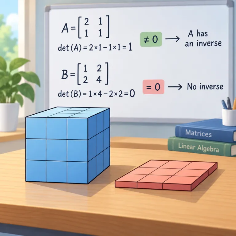 determinant（行列式・noun）の覚え方イラスト