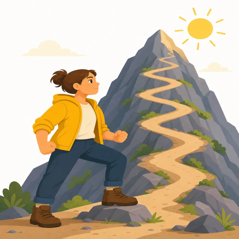 determination（決意・名詞）の覚え方イラスト — determination は determine「決める」から、「自分の中でやり抜くと決めた状態」が続いていると考えると覚えやすいです