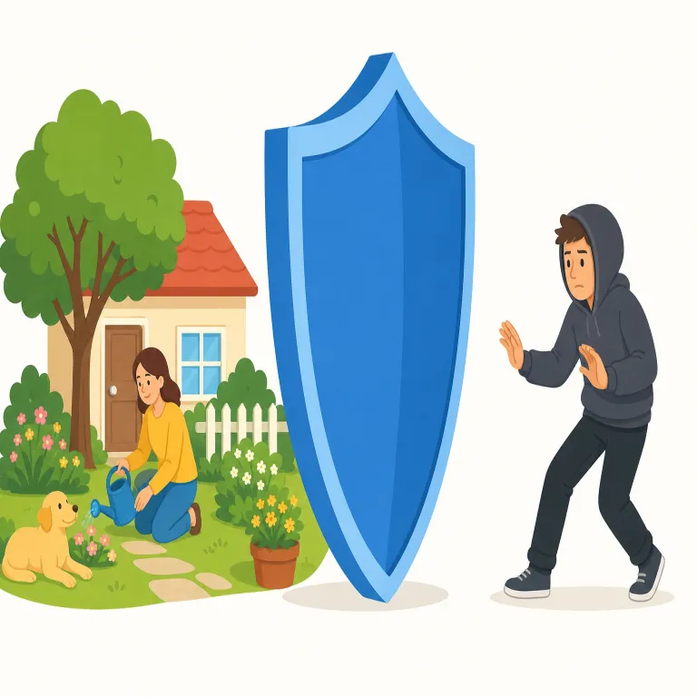 deterrence（抑止力・名詞）の覚え方イラスト — まず動詞 deter を軸にすると覚えやすいです