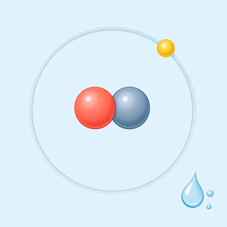 deuterium（重水素・名詞）の覚え方イラスト — 「-ium」で終わるので、まず helium・sodium のような“元素・物質名”の仲間だと捉えると入りやすい語です