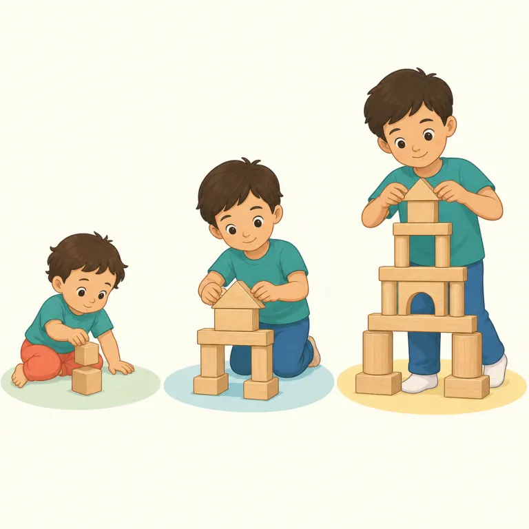 developmentally（成長の過程で・副詞）の覚え方イラスト
