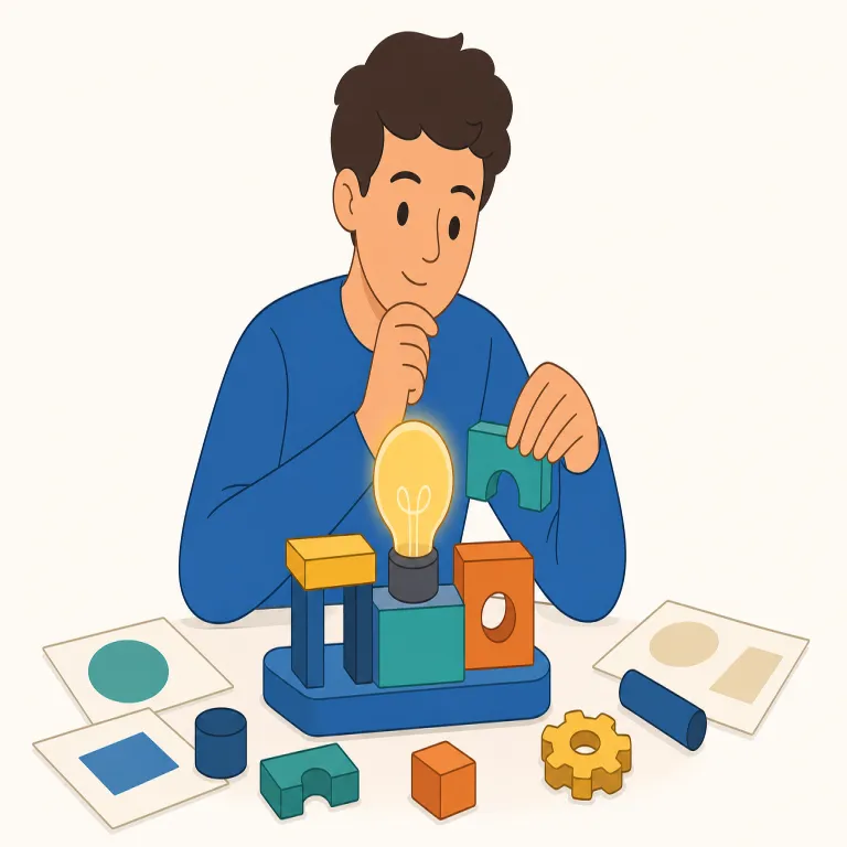 devise（考案する、立案する・動詞）の覚え方イラスト — devise は device を知っていると覚えやすい語です