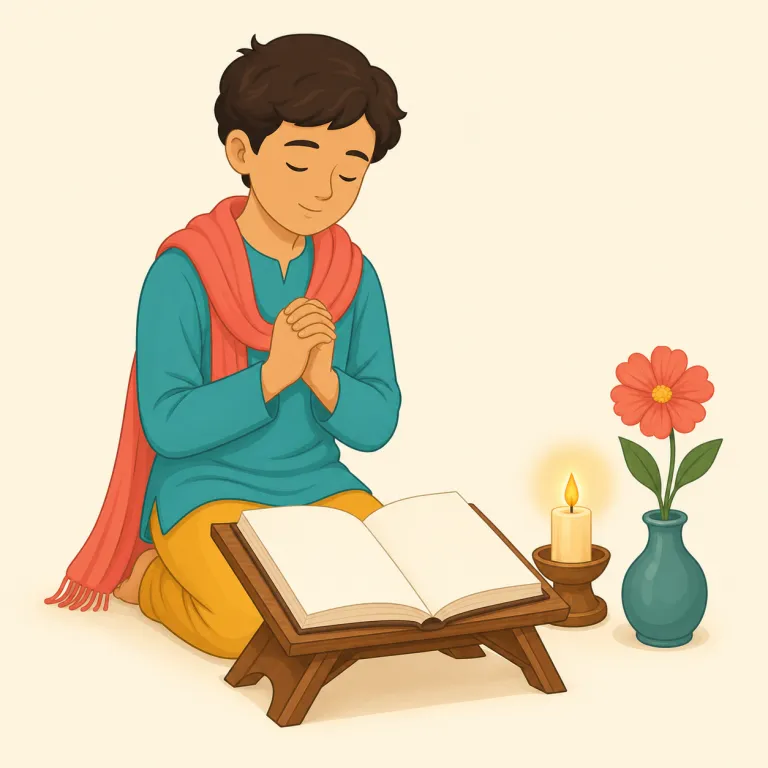 devotional（敬虔な、礼拝用の・形容詞）の覚え方イラスト — devote, devotion を知っていれば覚えやすい語で、「強く心を向ける状態」がそのまま形容詞になったと考えると整理しやすいです