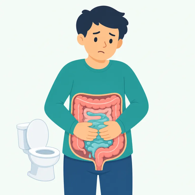 diarrheal（下痢の・形容詞）の覚え方イラスト — diarrheal は名詞 diarrhea「下痢」に形容詞語尾 -al が付いた形です