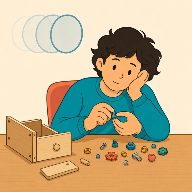 diddling（だらだらすること、いじくり回すこと・名詞）の覚え方イラスト — fiddle with（いじくる）や mess around（ぶらぶら・ふざける）を知っていると覚えやすい語