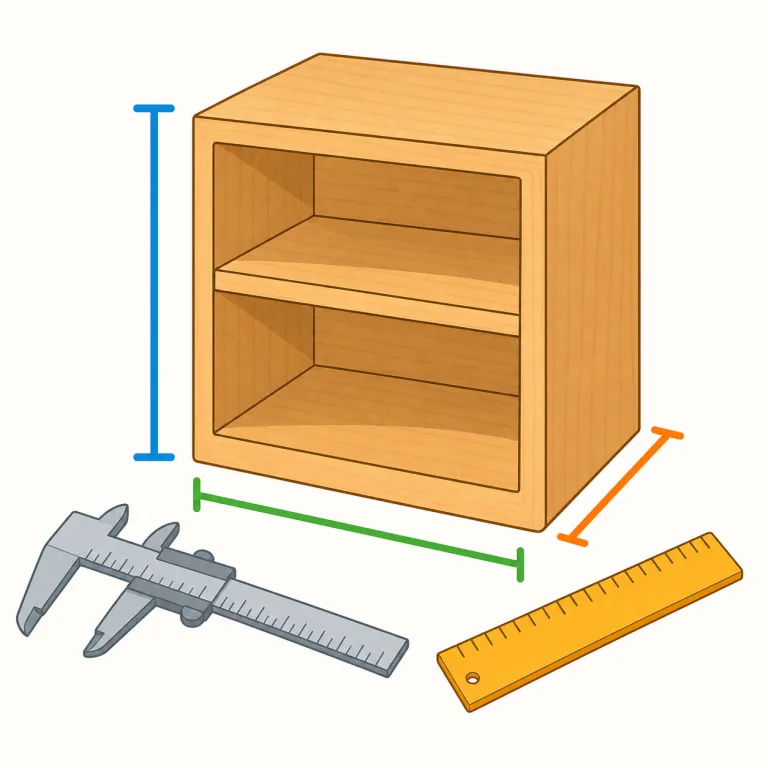 dimensioned（寸法付き・形容詞）の覚え方イラスト — dimensioned のこの用法は、物が単に長さや幅を持つという意味ではなく、図面や設計資料に寸法値が記入されている状態を表します