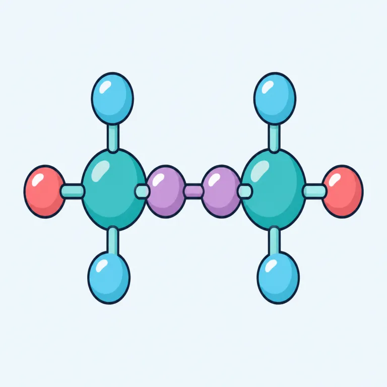 dimer（二量体・名詞）の覚え方イラスト — まず monomer（単量体）と polymer（高分子）を知っていると覚えやすい語です