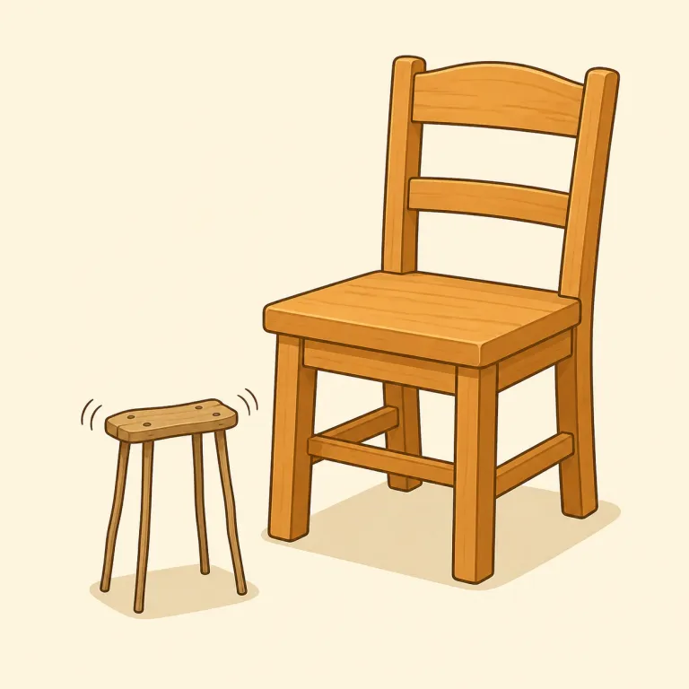 dinky（小さい・形容詞）の覚え方イラスト — dinky は tiny や small と同じ「小さい」系ですが、より口語的で、little と組んで a dinky little car のように使われます
