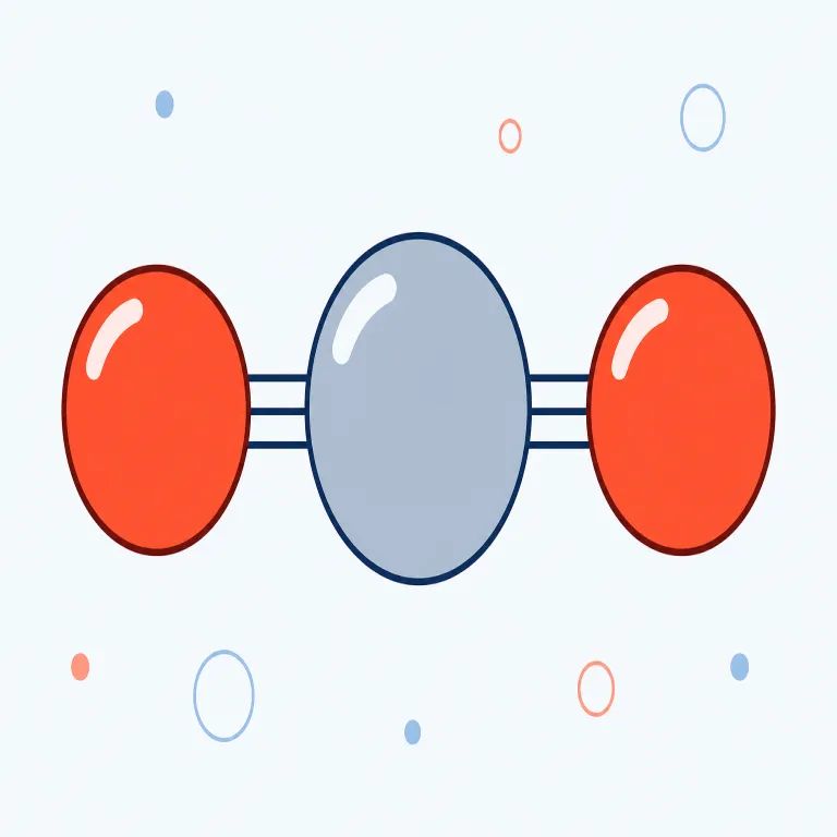 dioxide（二酸化物・名詞）の覚え方イラスト — このエントリの dioxide は「二酸化炭素」そのものではなく、「二酸化物」という化学分類を表す用法です
