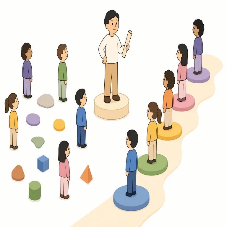 directive（指示、指令・名詞）の覚え方イラスト — direct を知っていれば覚えやすい語で、「相手をある方向へまっすぐ向かわせるもの」→ 指示・指令とつながる