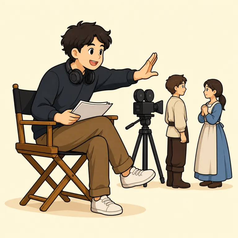 director（監督・noun）の覚え方イラスト