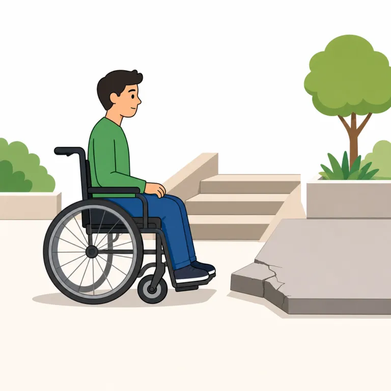 disablement（障害・名詞）の覚え方イラスト — このエントリの disablement は、基本義の「無能力・不能」ではなく、けがや病気などによって生じた「障害」という名詞として覚えます