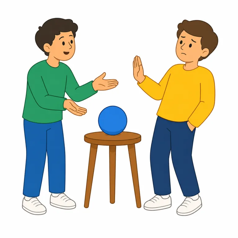 disagree（同意しない・動詞）の覚え方イラスト — まず agree＝「同意する」を土台に置き、先頭に dis- が付くと「反対・ずれ」が加わる、と覚えると形から意味が取りやすいです