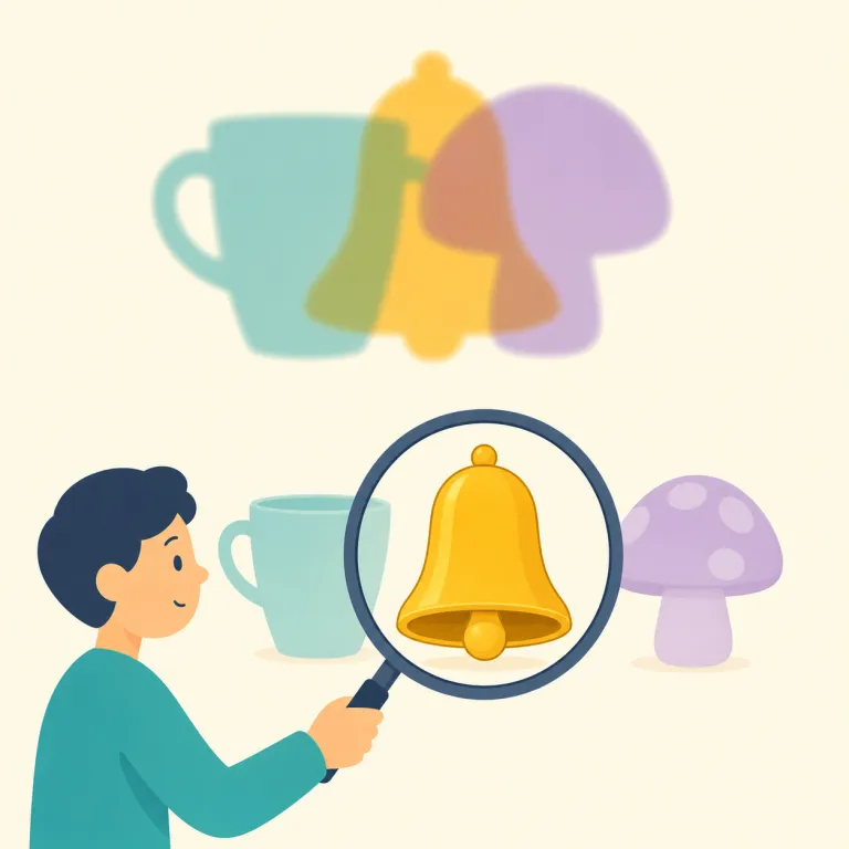 disambiguation（曖昧さ回避・名詞）の覚え方イラスト — disambiguation はまず ambiguous「曖昧な」を土台に見ると覚えやすい