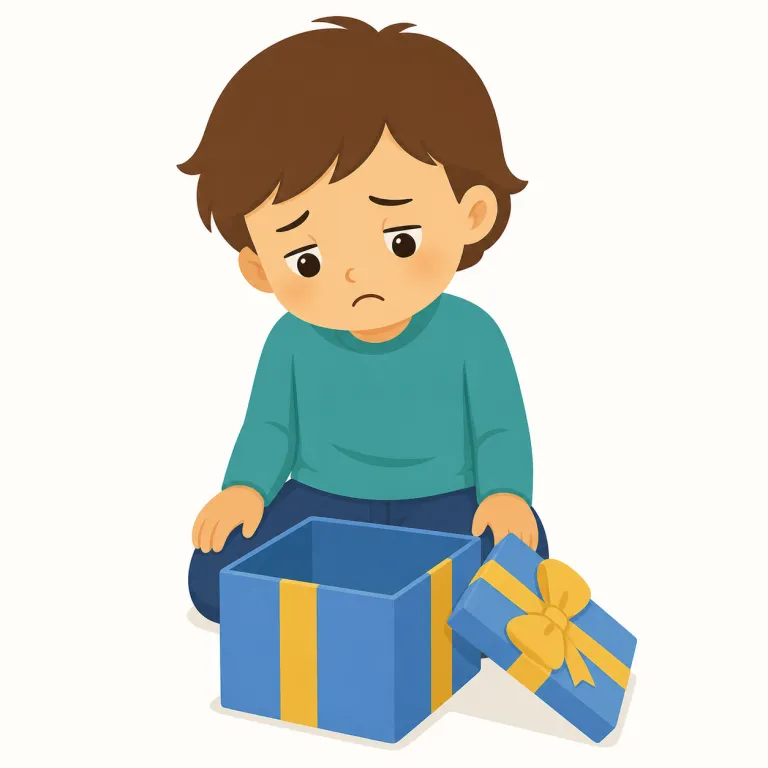 disappointed（がっかりした・形容詞）の覚え方イラスト — disappointed は「期待していたのに外れた」ときの定番表現