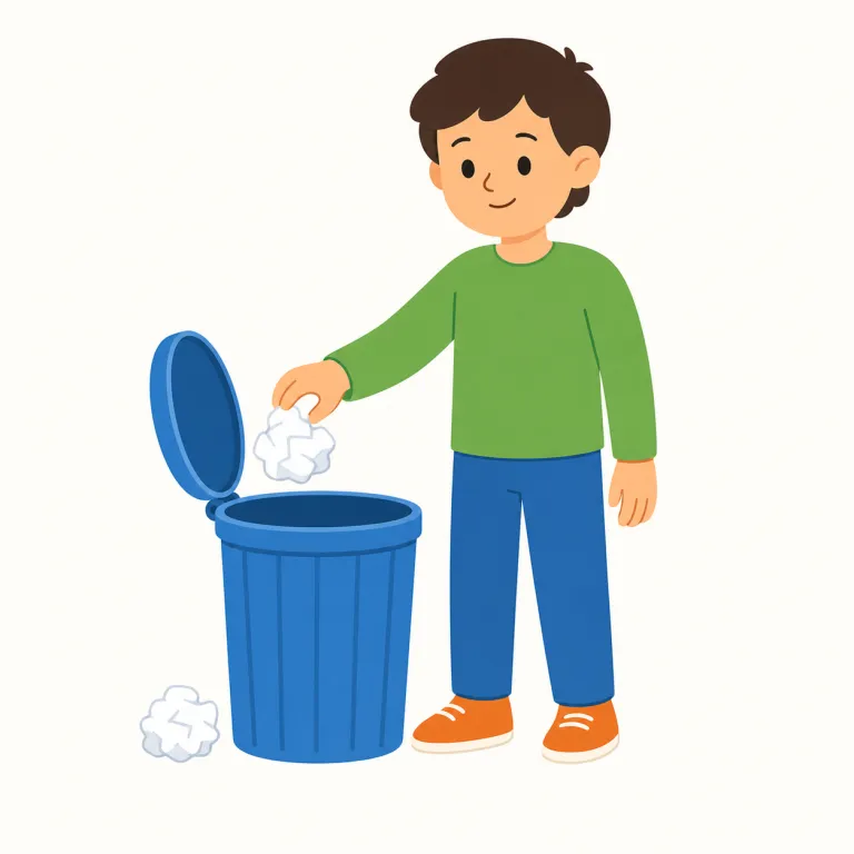 discard（捨てる・動詞）の覚え方イラスト — discard は、不要になった物を「捨てる・処分する」ときの動詞として覚えるとよいです