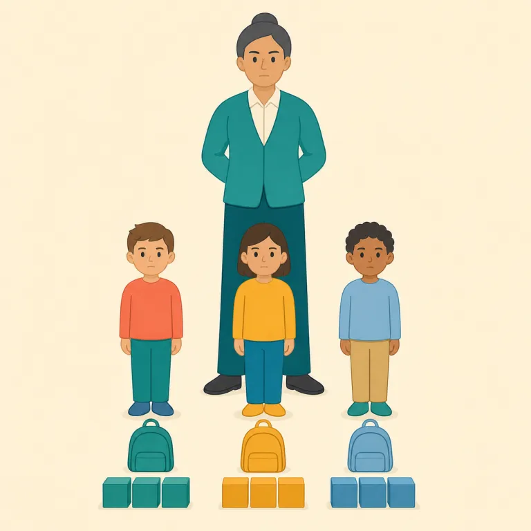 disciplinarian（厳格な人・名詞）の覚え方イラスト — まず基礎語の discipline「規律・しつけ」を思い出すと入りやすい語です