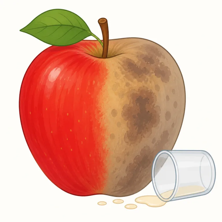 discolor（変色する、変色させる・動詞）の覚え方イラスト — color が見えればまず「色」に関係する語だとつかめます