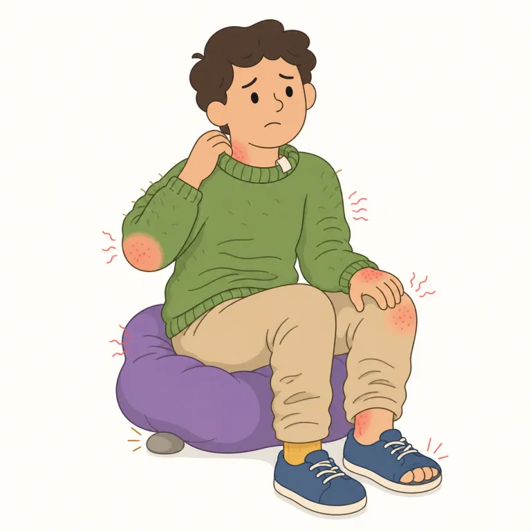 discomfortsの覚え方イラスト