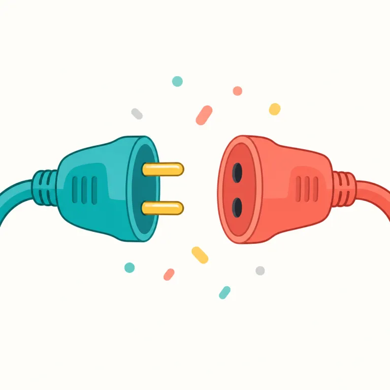 disconnect（接続切れ、切断・noun）の覚え方イラスト