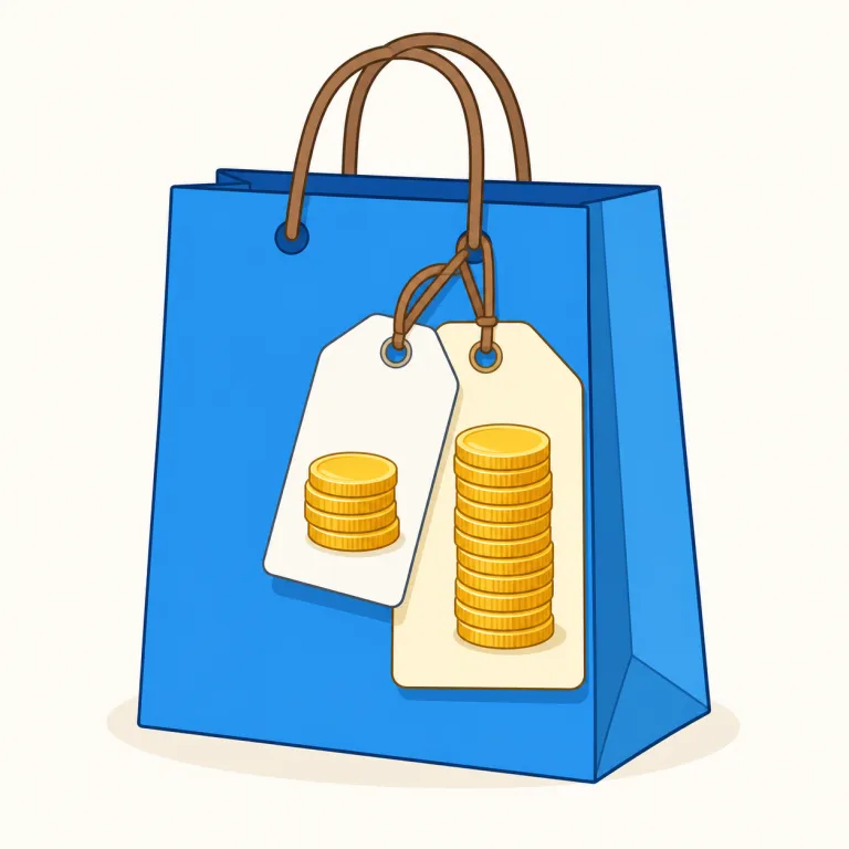 discount（割引する・動詞）の覚え方イラスト — discount はまず「値引き」で覚えていることが多いので、動詞の「軽視する」も『相手の価値や重要性を値引きして低く見積もる』とつなげると残りやすいです