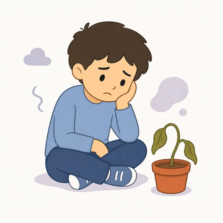 discouragement（落胆・名詞）の覚え方イラスト — discouragement のこのエントリは「思いとどまらせること」ではなく、失敗や困難によって希望や意欲がしぼむ状態を表す「落胆」