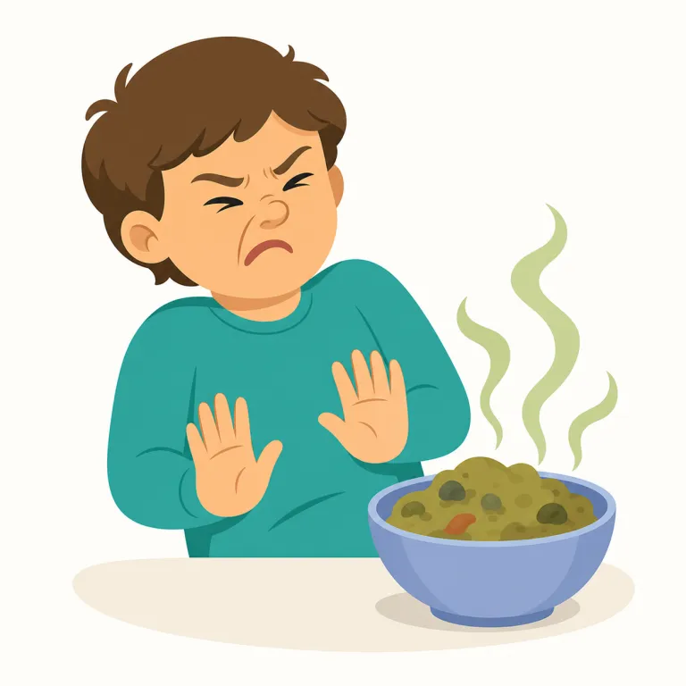 disgustの覚え方イラスト