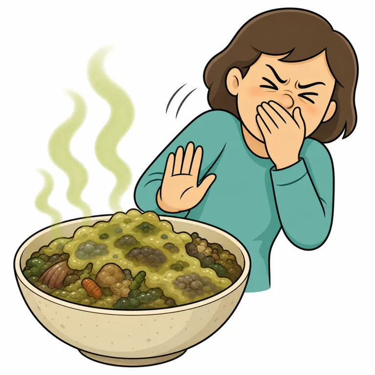 disgust（嫌悪感を抱かせる・verb）の覚え方イラスト