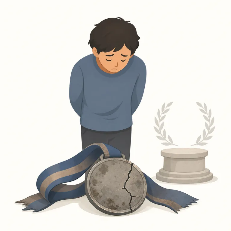 dishonour（不名誉・名詞）の覚え方イラスト — honour（名誉）が核