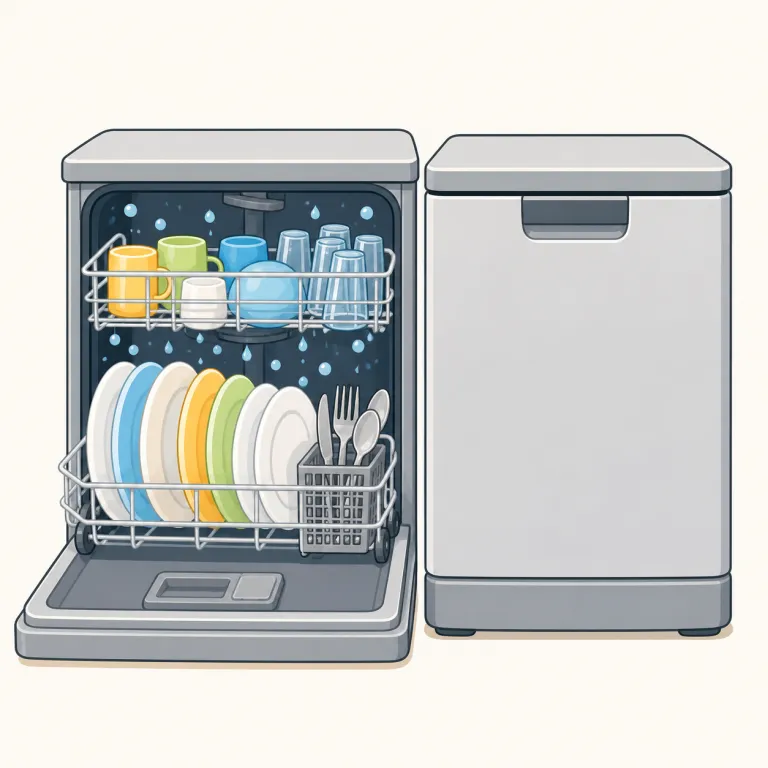 dishwashersの覚え方イラスト