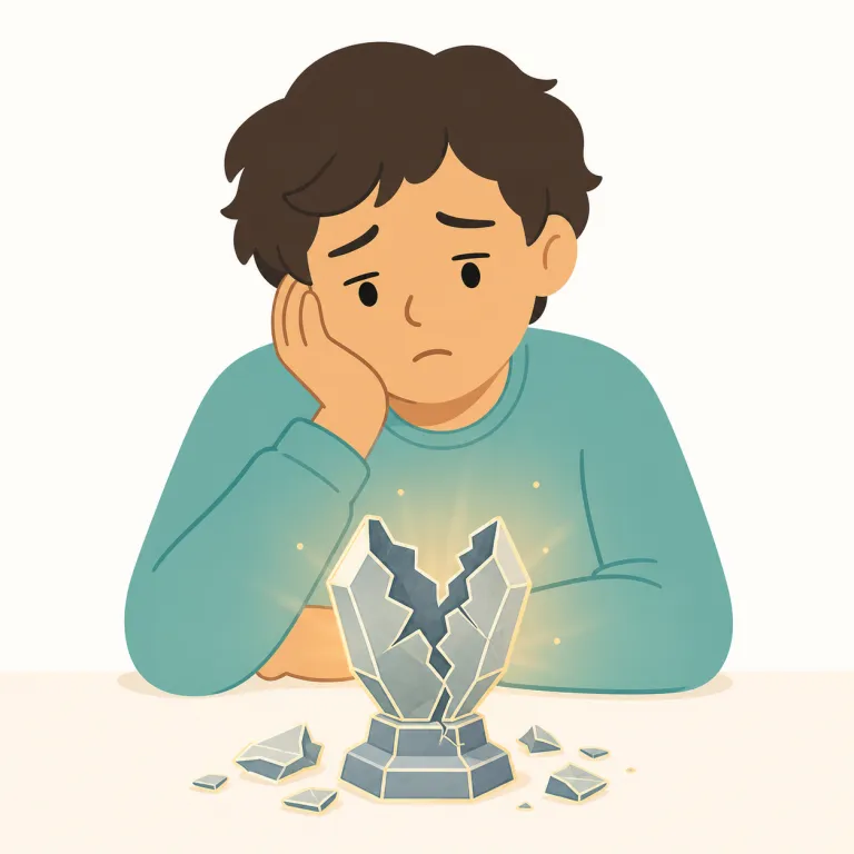 disillusioned（幻滅した・形容詞）の覚え方イラスト — illusion を知っていれば覚えやすい語です