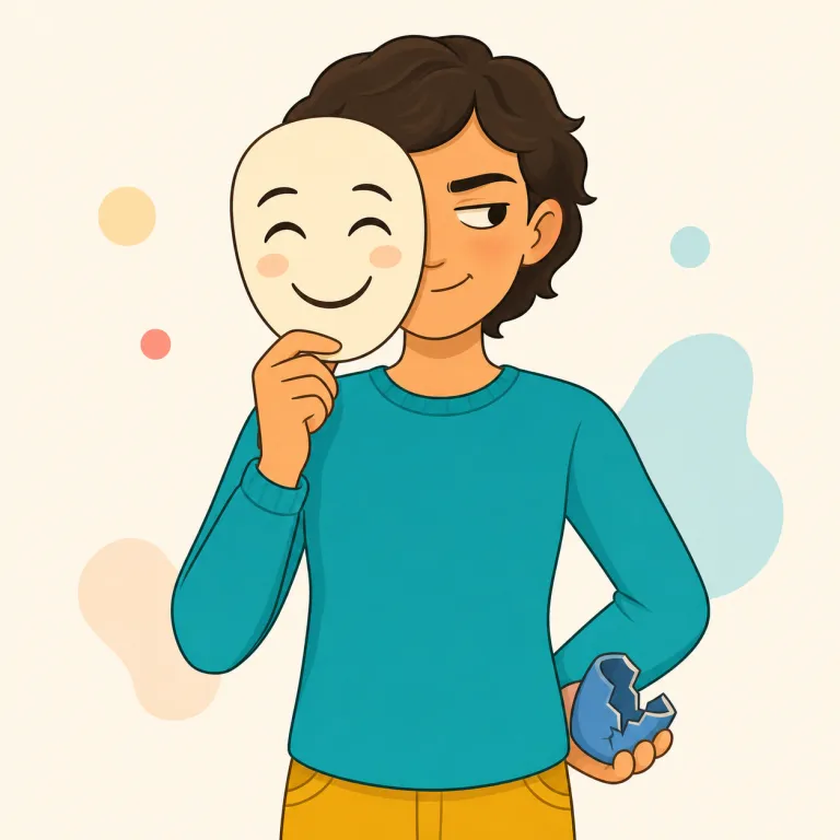 disingenuous（不誠実な・形容詞）の覚え方イラスト — 会話や謝罪で覚えると残りやすい語です