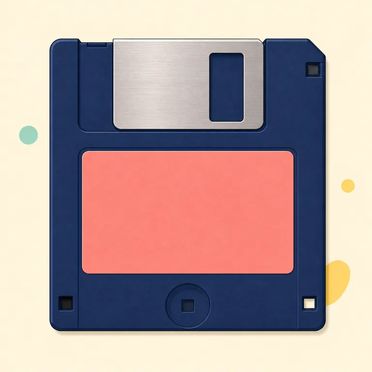 diskette（ディスケット・名詞）の覚え方イラスト — disk を知っていればほぼ見抜ける語です
