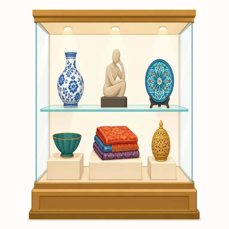 display（展示、陳列・noun）の覚え方イラスト
