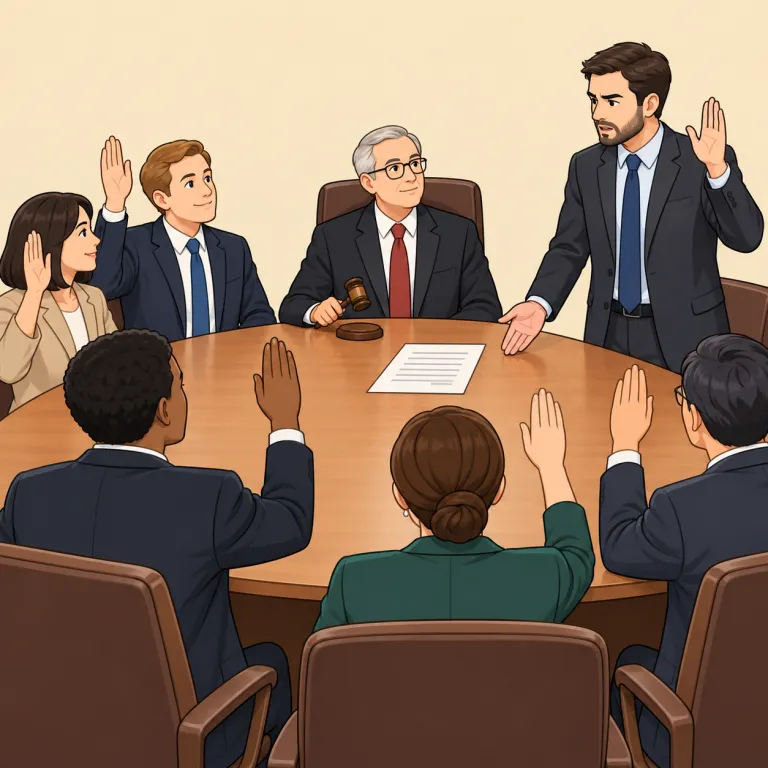 dissent（異議を唱える・verb）の覚え方イラスト