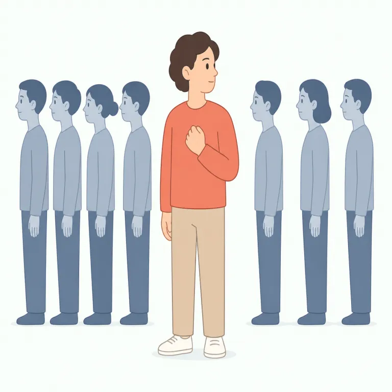 dissident（反体制派・名詞）の覚え方イラスト — dissent（公然と異議を唱える）を知っていると覚えやすく、dissident はその「異議を唱える側の人」