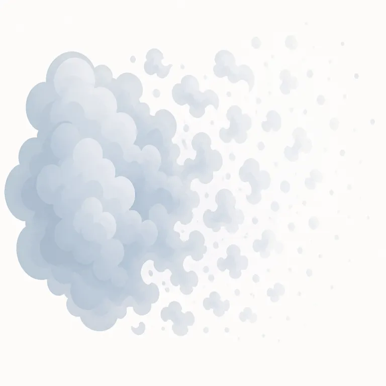 dissipateの覚え方イラスト