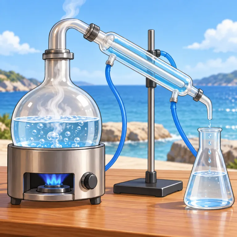 distiller（蒸留器・noun）の覚え方イラスト