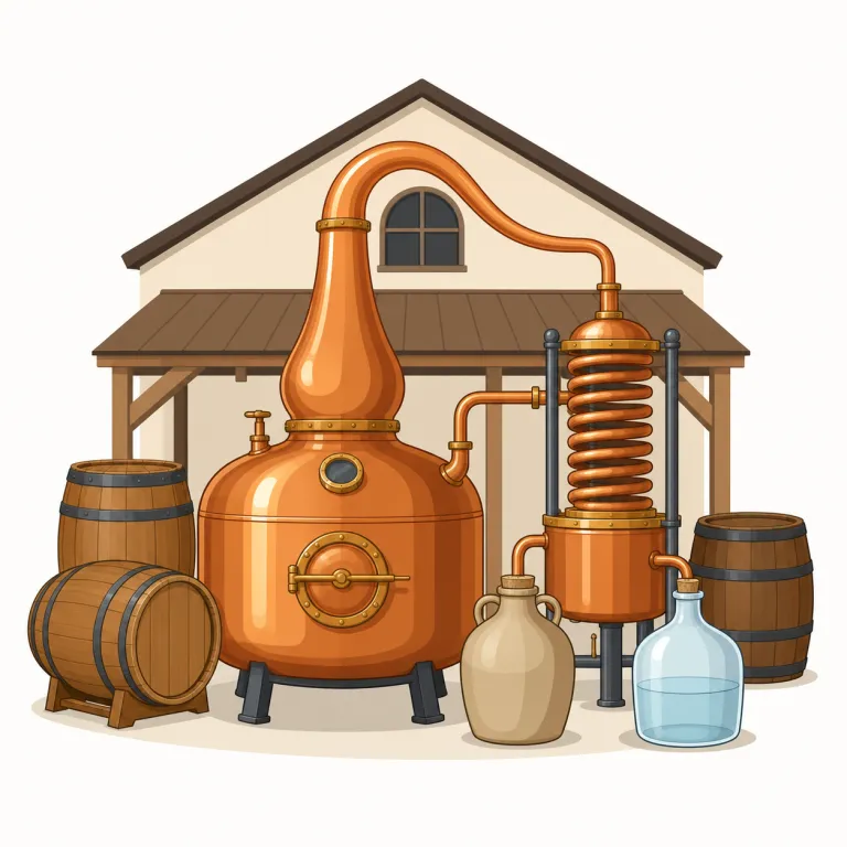 distilleryの覚え方イラスト