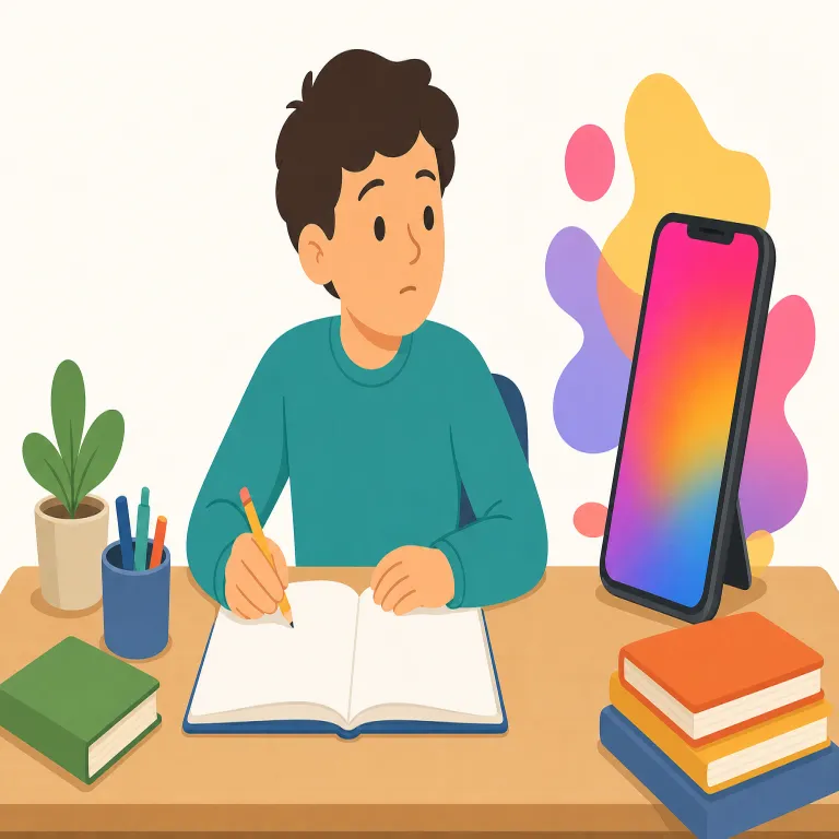 distraction（気を散らすもの・noun）の覚え方イラスト