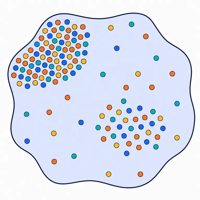 distribution（分布・noun）の覚え方イラスト