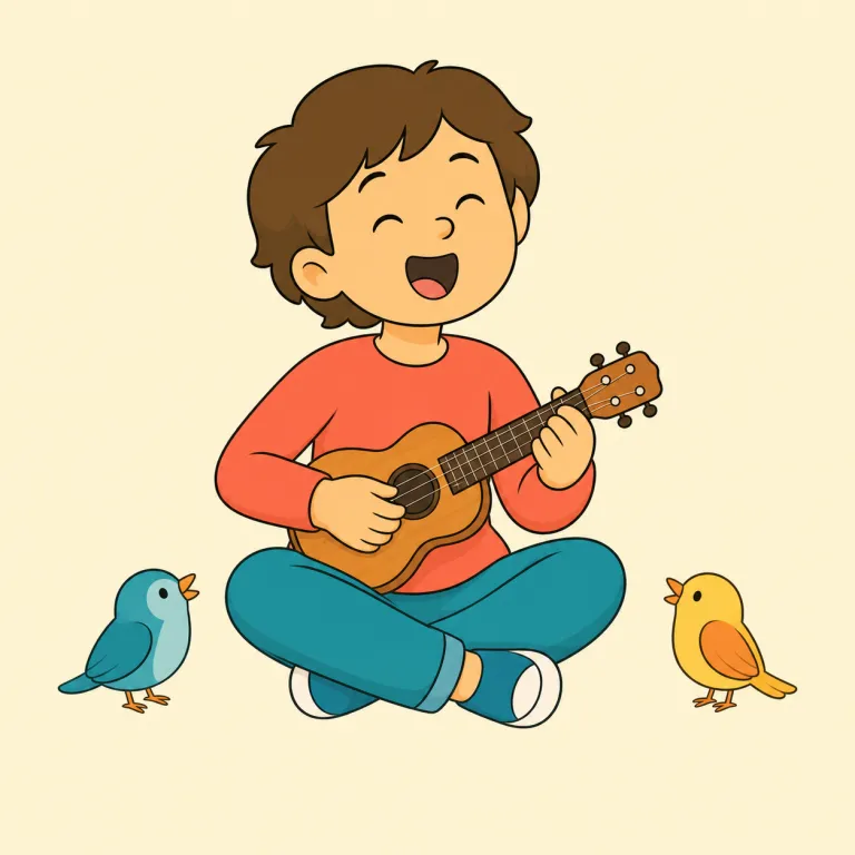 ditty（小唄・名詞）の覚え方イラスト — ditty は song よりずっと軽く小さい感じの語として覚えると残りやすいです