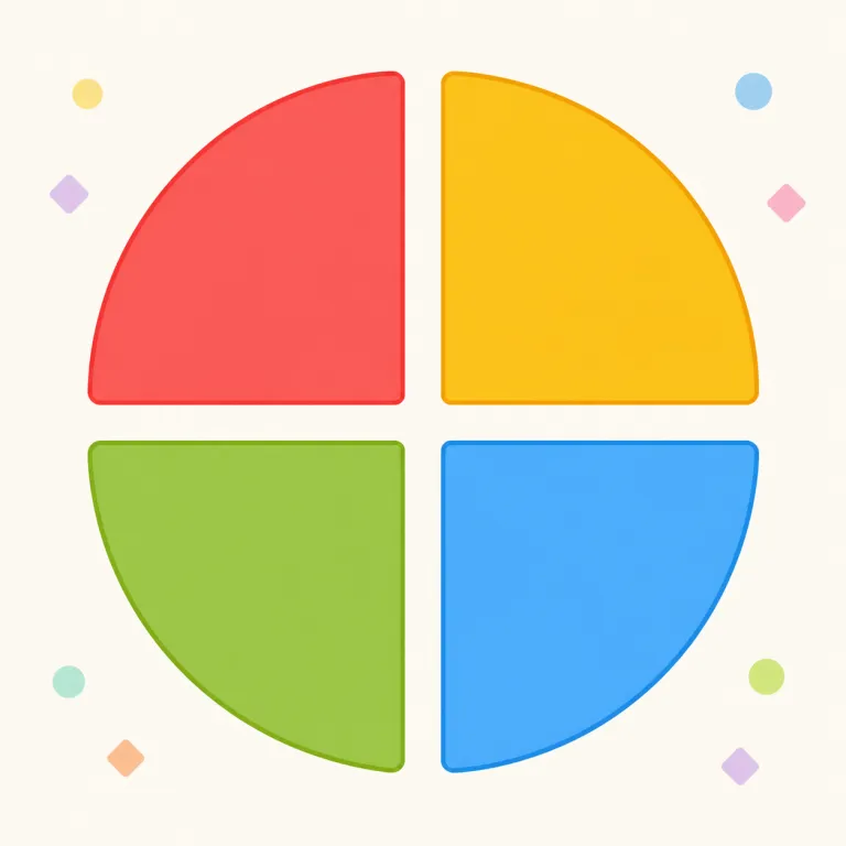 divided（分割された・形容詞）の覚え方イラスト — divided は divide「分ける」から、全体が複数の部分に分けられた状態を表す形容詞です