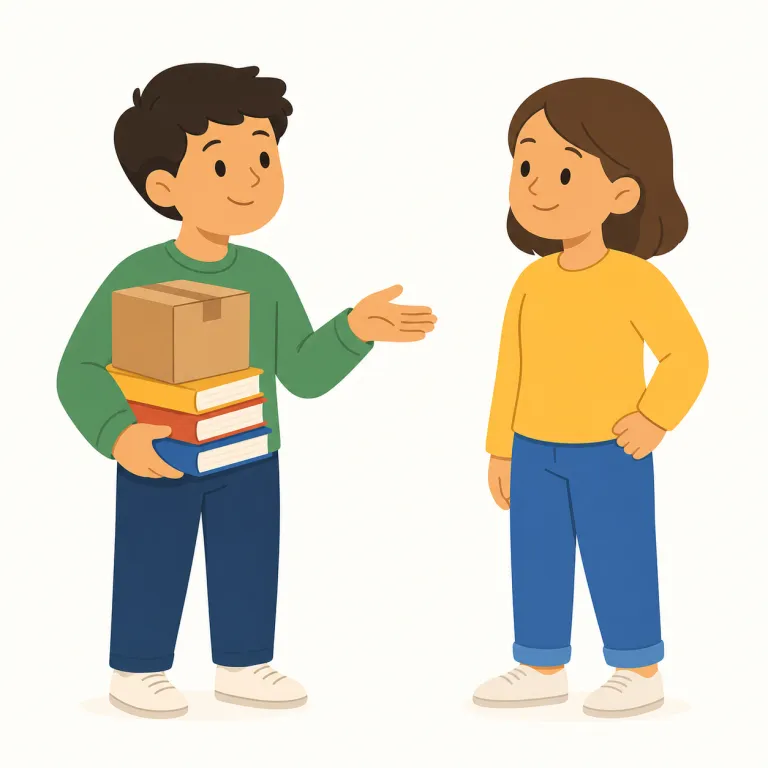 do me a favor（お願いがある・イディオム）の覚え方イラスト — do me a favor は、頼み事を切り出す前の「お願いがあるんだけど」として丸ごと覚えます