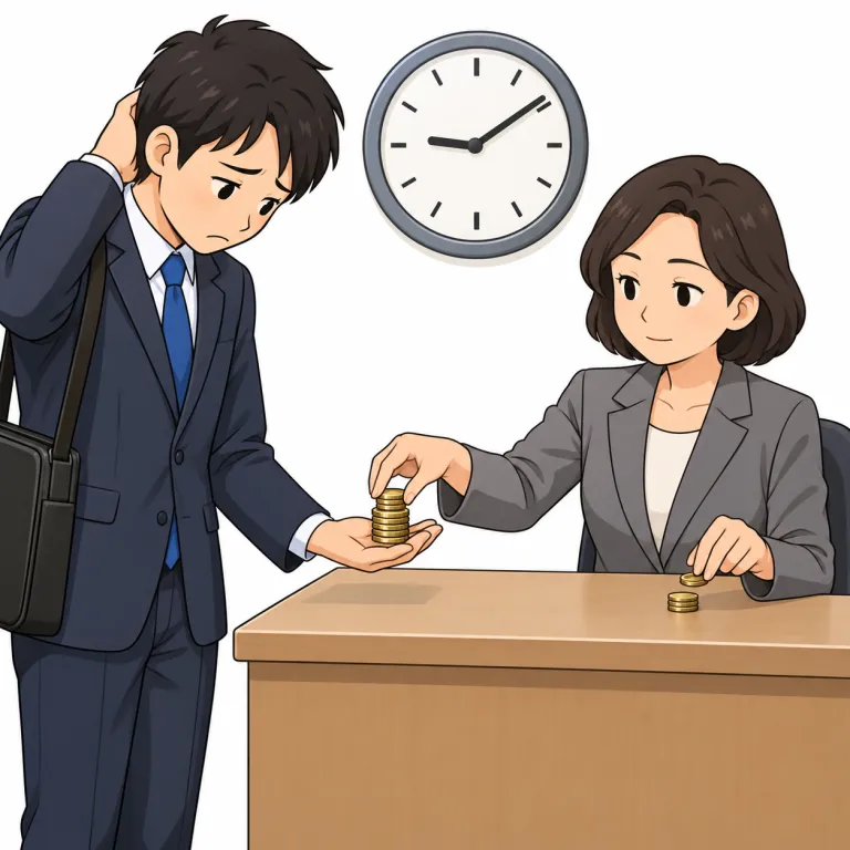 dock（差し引く・verb）の覚え方イラスト