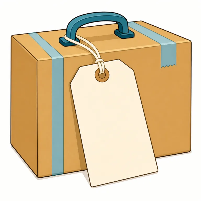 docket（荷札・noun）の覚え方イラスト