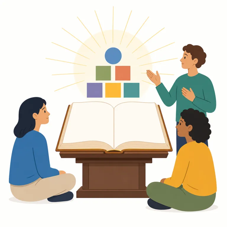 doctrine（教義・名詞）の覚え方イラスト — doctrine の「教義」は、宗教や学派などで正式に教えられ、信者や構成員が受け入れるべき内容を指す硬い語